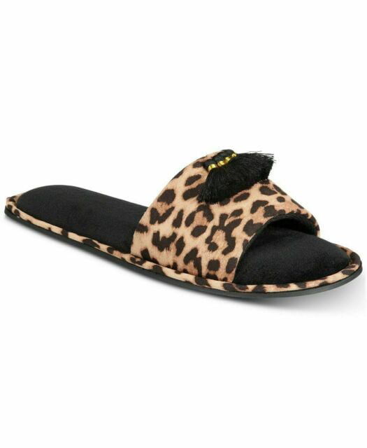 INC Animal Leopard Print Slippers Size XL - Walmart.com