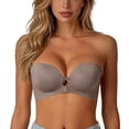 thumbnail image 3 of LILIYA Strapless Bras for Women Plus Size Seamless Tube Top Bralette Comfy Stretchy Stylish Full Coverage Wireless Padded Top Non- Tube Top Bra 2026, 3 of 6