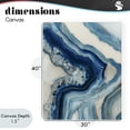 thumbnail image 4 of Stupell Industries Contemporary Sea Colored Stones Geode Canvas Art, 30 x 40, by Svetlana Aleynikova, 4 of 8