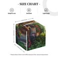 thumbnail image 3 of Kdxio Charming Garden Patio Print Tissue Box Cover,Square Decorative PU Leather Facial Paper Case Organizer Holder Dispenser for Bathroom,Night Stands,Desk,Car 5.2''X5.2''X5.2'', 3 of 6