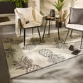 thumbnail image 2 of Bouclair Tapis d'Extérieur Noir et Blanc 5 Pieds x 7 Pieds, 2 of 8