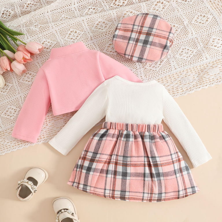 eilrgd Cute Toddler Girl Outfits 3T Girl Fall Clothes Fall Outfit Baby Girl Little Girl Fall Outfits Fall Outfits for Girls 4T Girls Fall Outfits,