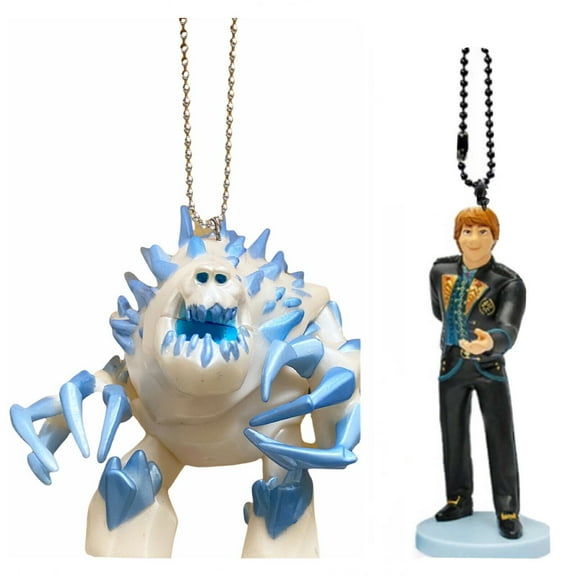 Frozen Marshmallow & Kristoff Prince Keychain Dangler Ornament Figure Figurine