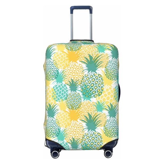 Xecao Pineapples1 print Elastic Luggage Cover, with double-sided print , is perfect for travel, business, and daily use