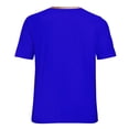 thumbnail image 4 of Qiopertar Liquidation à Moins de 5$ T-Shirt Mode Homme Musclé Imprimé Mode Fitness Col Rond Manches Courtes en Liquidation Offres d'Accès Anticipé, 4 of 5