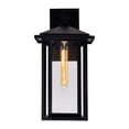 thumbnail image 2 of CWI Lighting Crawford 1 Light Black Outdoor Wall Light, 2 of 4