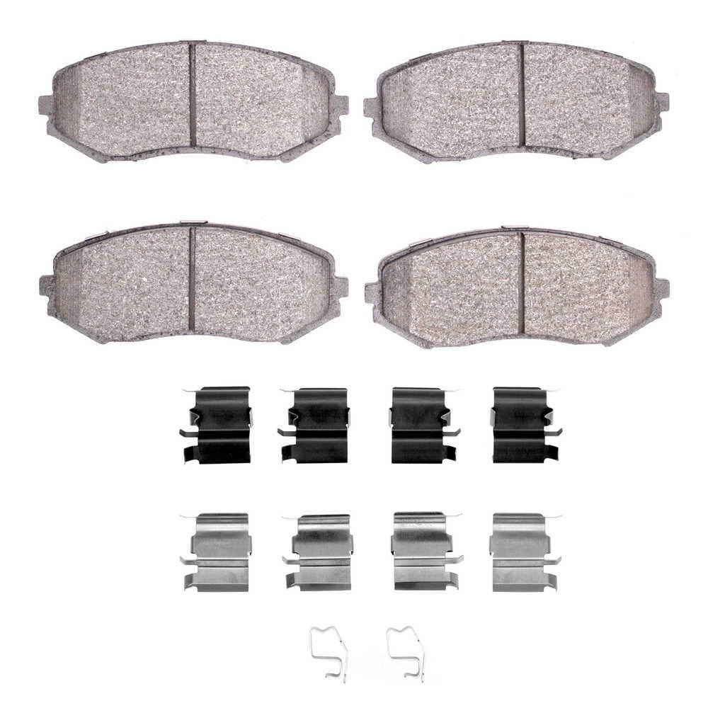 Dynamic Friction Company 1551-1188-01 DFC 5000 Advanced Brake Pads - Ceramic and Hardware Kit - OE