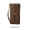 Leopard print, variant on New RFID 70% off Long Wallet Retro Multifunctional Women's Wallet Solid Color Portable Large Capacity Clutch
