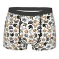 thumbnail image 4 of Goofa Cute Cats Printed Men's Boxer Briefs Underwear, Moisture-Wicking Underwear, Trunk,Soft and Breathable Cotton Underwear-Medium, 4 of 9