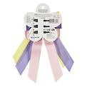 Scunci Bow Snap Clips, Multicolor, 3 ct