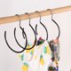thumbnail image 4 of Scarf Ring Hangers, 6 Pcs Non-Slip Belt Rack Tie Hanging Hooks Closet Accessories Scarf Organizer Storage Holders for Ties Scarves, 4 of 5