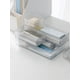 thumbnail image 4 of 1pc Student Desk Stationery Storage Box, Plastic Transparent Large Capacity School & Office Supplies, Tabletop Drawer Style Pencil & Note Paper Organi, 4 of 4