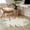 Green, variant on Eucalyptus Leaves Round Area Rug 4 FT, Non Slip Indoor Outdoor Rug, Rustic Sage Green Botanical Burlap Washable Soft Circular Carpet Non-Shedding Floor Mat for Coffee Table Nursery Foyer Balcony