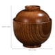 thumbnail image 4 of ColoMX Tazón de madera con tapa de tapa de tazón de tazón de arroz con tazón para tazón de madera de madera, 4 of 7