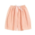 thumbnail image 3 of Danhjin Women's Plaid Short Summer Casual Elastic Waist with Drawstring Fashion Loungewear Going out Holiday Vacation Shorts with Pockets, 3 of 6