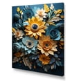 thumbnail image 2 of Designart "Abstract Sunflower Hues II" Sunflowers Canvas Prints, 2 of 7