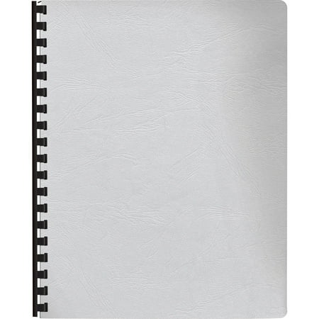 UPC: 0077511521379 | Fellowes FEL52137 Expressions Oversize Grain Presentation Covers 200 / Pack White