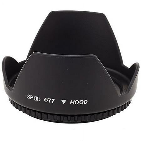 UPC: 0034447027559 | 77mm Wide Angle Digital Lens Hood – Petal Shaped