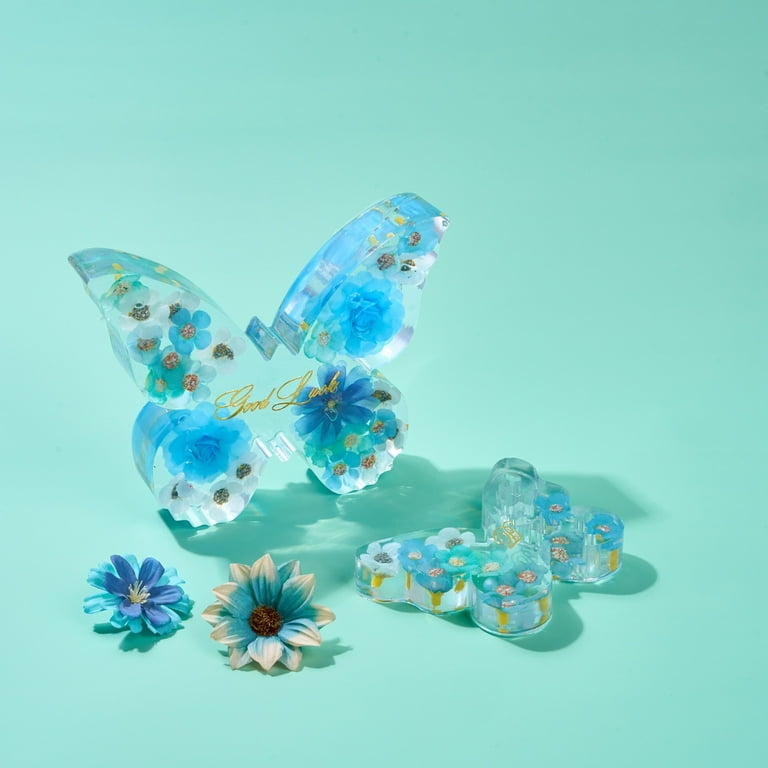 4-Piece Butterfly Silicone Resin Molds - For Wall Hanging Decor, Crafts, Epoxy Resin 1 thumbnail image