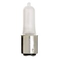 thumbnail image 1 of Satco S1982 120V 50-Watt T4 DC Bayonet Base Light Halogen Bulb, Frosted, 1 of 1