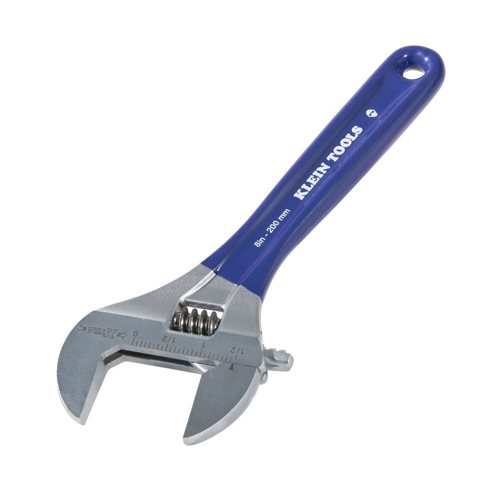 Klein Tools 8In Wide Jaw Adjustable Wrench