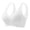White, variant on Sleeping Bras for Women Ice Silk Seamless Cold Feeling Thin Soft Support Breathable Comfortable Bra Fixed Cup Underwear,Back Smoothing Bras for Women(Size:3XL)