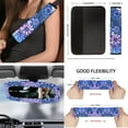thumbnail image 5 of KUIFORTI Mandala Flower Car Seat Covers Full Set for Women Steering Wheel Cover, Coasters, Seat Belt Cover Pad, Car Auto Air Vent, Chapstick Holder, Automotive Vehicle Garbage Cans, 5 of 7