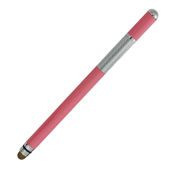 maytalsory Touch Screen Pen Tablet Writing Pen Stainless Steel Capacitive Stylus 2-in-1 Phone Pen, Pink