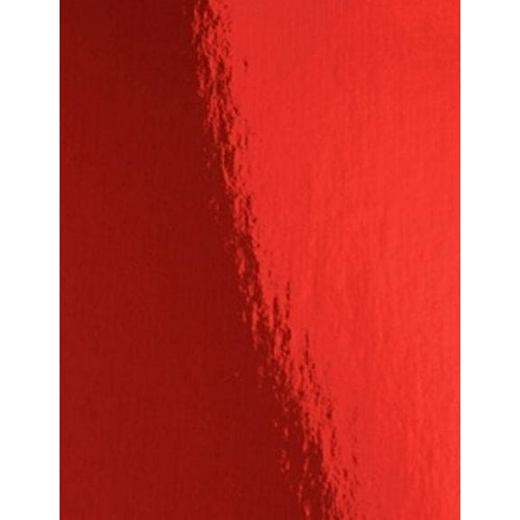 Hygloss Red Mirror Board Sheets – 8.5 x 11 in, 5-Pack, Reflective & Shiny Craft Paper