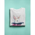 thumbnail image 3 of Cute Rabbit Inside Hat. Sweatshirt Women -Image by Shutterstock, Female Small, 3 of 4