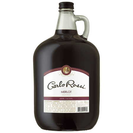 Carlo Rossi Merlot Red Wine, 4L Bottle