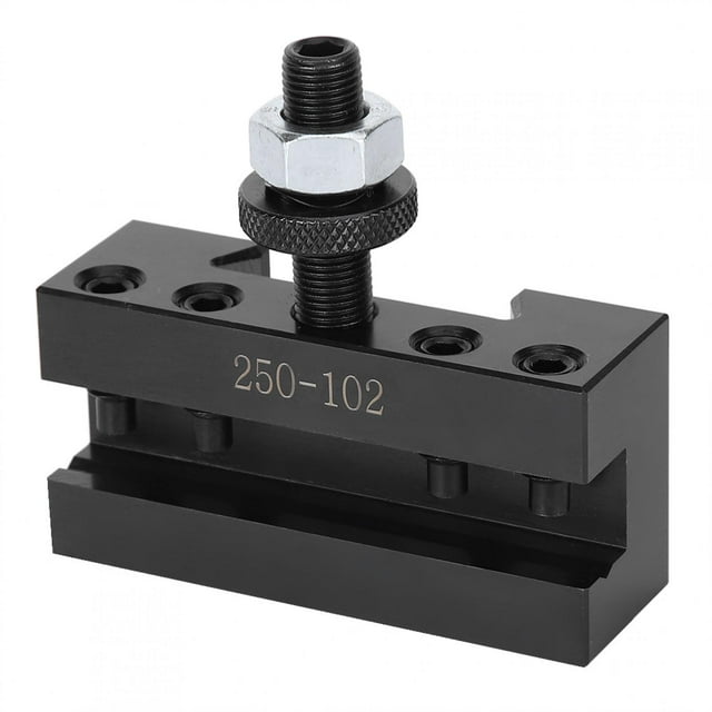 Corrosion Resistance Tool Post Accessories, Black Tool Post Accessories Set, For Grooving Cutting