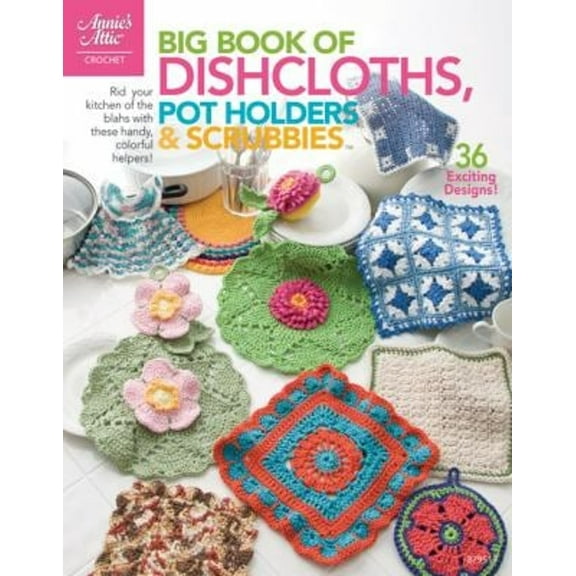 Pre-Owned Big Book of Dishcloths, Pot Holders and Scrubbies (Paperback) 9781596352490