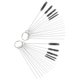 thumbnail image 1 of Carburetor Cleaner Cleaning Brushes Kit, Small Wire Brush - 20 Needles + 10 Brushes, 1 of 5