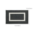 thumbnail image 4 of pstuiky Front Door Mat Indoor Outdoor 80X50Cm All Weather Entryway Rug Easy Clean Low Pile Non-Slip Door Mat for Porch In Black Gray, 4 of 8