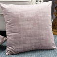 thumbnail image 3 of Home Soft Things Textured Velvet 4 Piece Throw Pillow Cover Set - Soft Pink - 20" x 20", 3 of 7