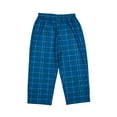 thumbnail image 3 of Blue Plaid & Dark Blue Plaid 2-Pack Toddler Boy's to Youth Boy's Sleep Pajama Pants-2T, 3 of 5