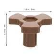 thumbnail image 3 of Microwave Oven Parts Accessories Replacement Turntable Coupler Plate Roller Support Tray Shafts Universal Plastic 4 Pcs, 3 of 6