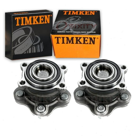 2 pc Timken Rear Wheel Bearing Hub Assembly compatible with Nissan Murano 2015-2018