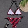 thumbnail image 4 of Eashery Bikinis for Women Plus Size Bottom Wrap Womens High Waisted Bikini Red Small, 4 of 4