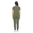 thumbnail image 3 of Natural Uniforms Womens Essential Cool Stretch Jogger Scrub Set (3X-Large, Olive), 3 of 6