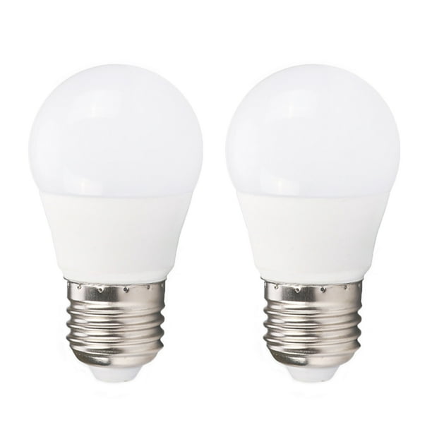 HOMEMAXS 2PCS E27 220V Energy Saving Light Bulbs Refrigerator Fridge Light Bulbs LED Lamp Bulbs for Fridge Home Kitchen (3W 3000k, Warm -