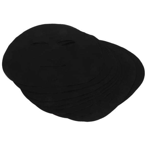 Parche de máscara facial, 100 piezas de papel de máscara facial de fibra de carbón de bambú, papel de máscara facial DIY, eficiencia maximizada