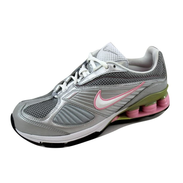 Nike Women's Shox Running Shoe, Silver/White/Pink, B(M) US - Walmart.com