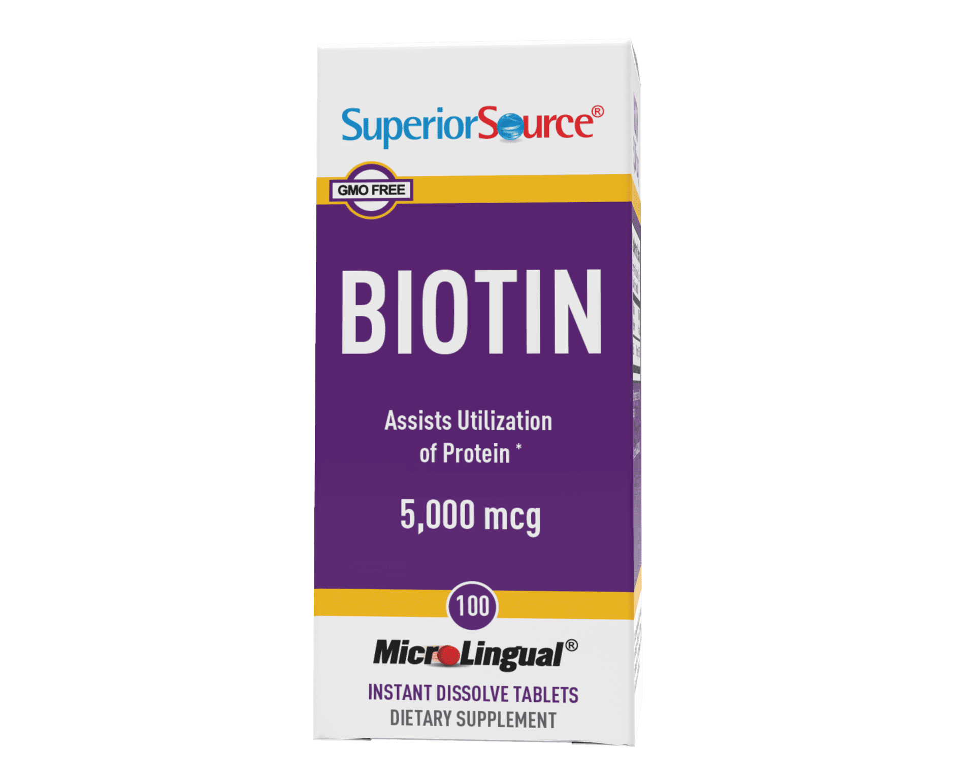 Superior Source Biotin 5000 mcg - 100 Count