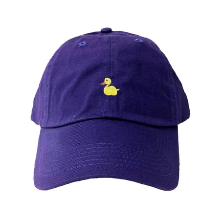Adult Yellow Duck Embroidered Dad Hat