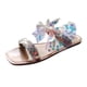 thumbnail image 2 of Sandalias de verano para mujer, sandalias planas sin cordones, zapatos romanos de cristal, sandalias informales con punta abierta Wmkox8yii  ytu8722, 2 of 8