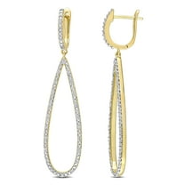 Everly Women's Diamond 10k Yellow Gold Earrings