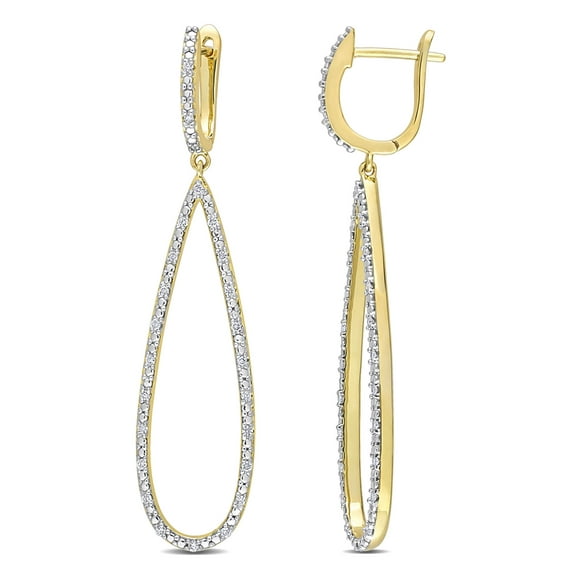 Everly Women's Diamond 10k Yellow Gold Earrings