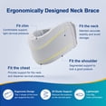 thumbnail image 3 of Collarín cervical Cozyhealth XS 6,5 cm soporte suave gris, 3 of 7